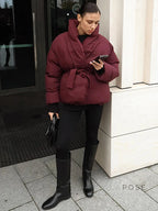 Paisleigh Belted Puffer Jacket