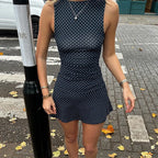 Polka Dot A-Line Mini Dress