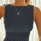 Polka Dot A-Line Mini Dress
