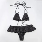 Polka Dot Ruffle Two-Piece Bikini