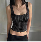 Polka Dot Square Neck Camisole