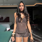 Polka Dot Two-Piece Short Set
