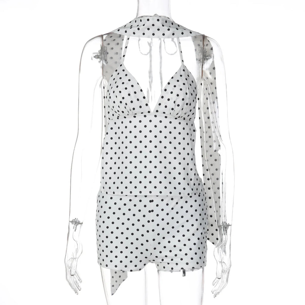Polka Dot Two-Piece Short Set
