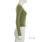 Quetzalli Button-Up Knit Top