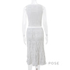 Quetzaly Crochet Skirt Set