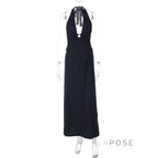 Raelee Halter Ruched Maxi Dress