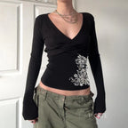 Raylan Floral V-Neck Top