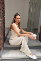 Raylee Knit V-Neck Pant Set