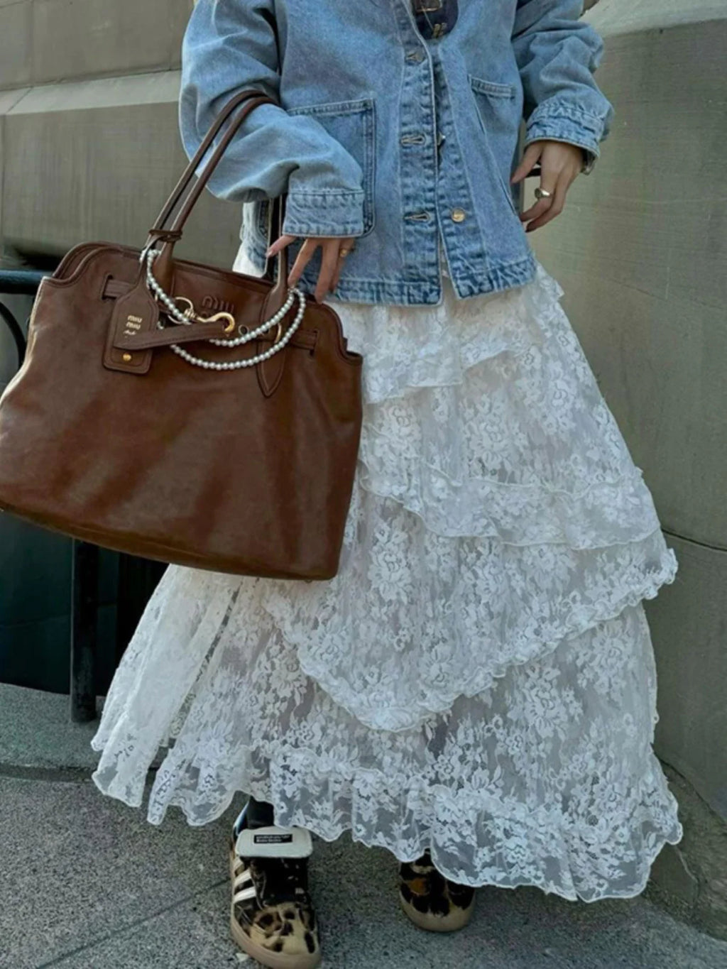 Rayne Lace Maxi Skirt