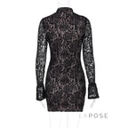 Riley Lace Bodycon Midi Dress