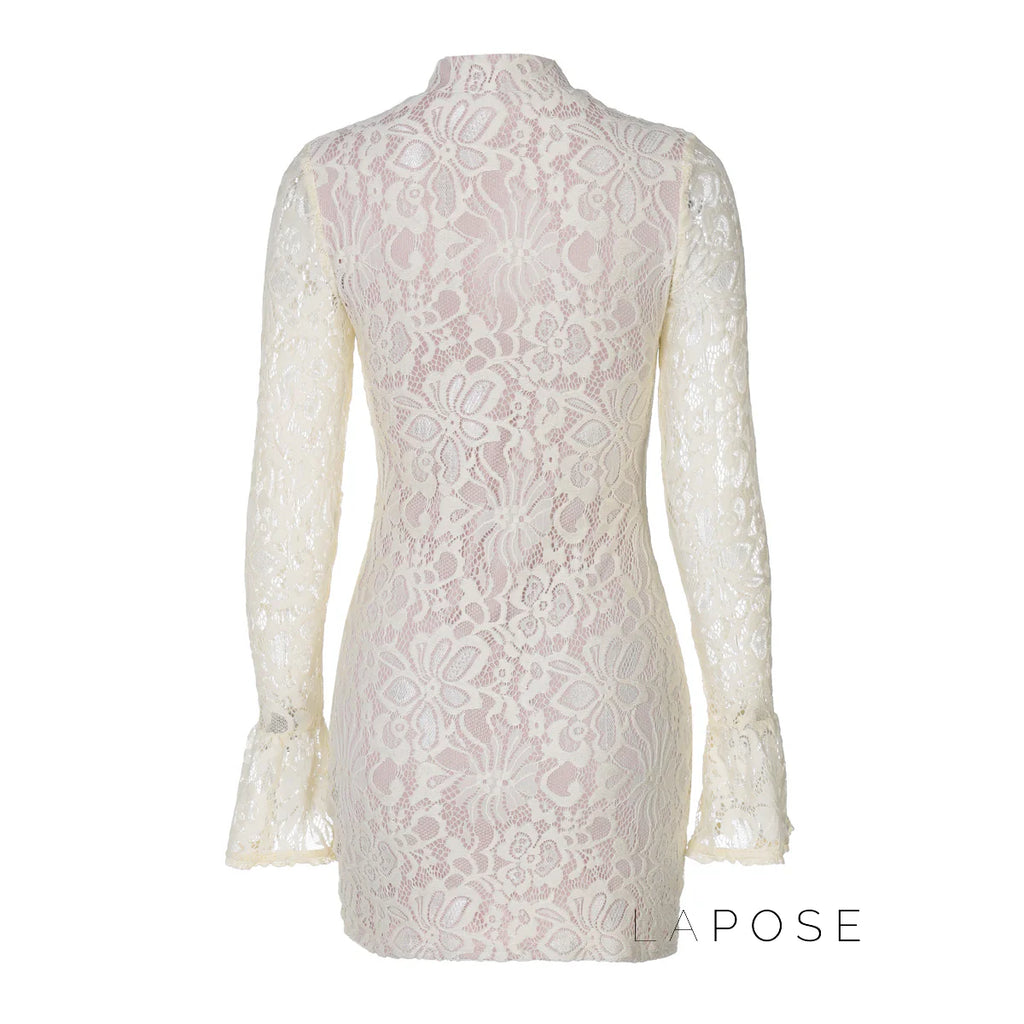 Riley Lace Bodycon Midi Dress