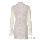 Riley Lace Bodycon Midi Dress
