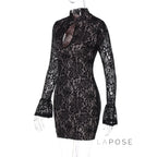 Riley Lace Bodycon Midi Dress