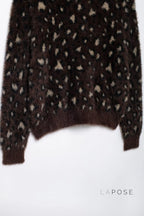 Roisin Leopard Bow Knit Cardigan