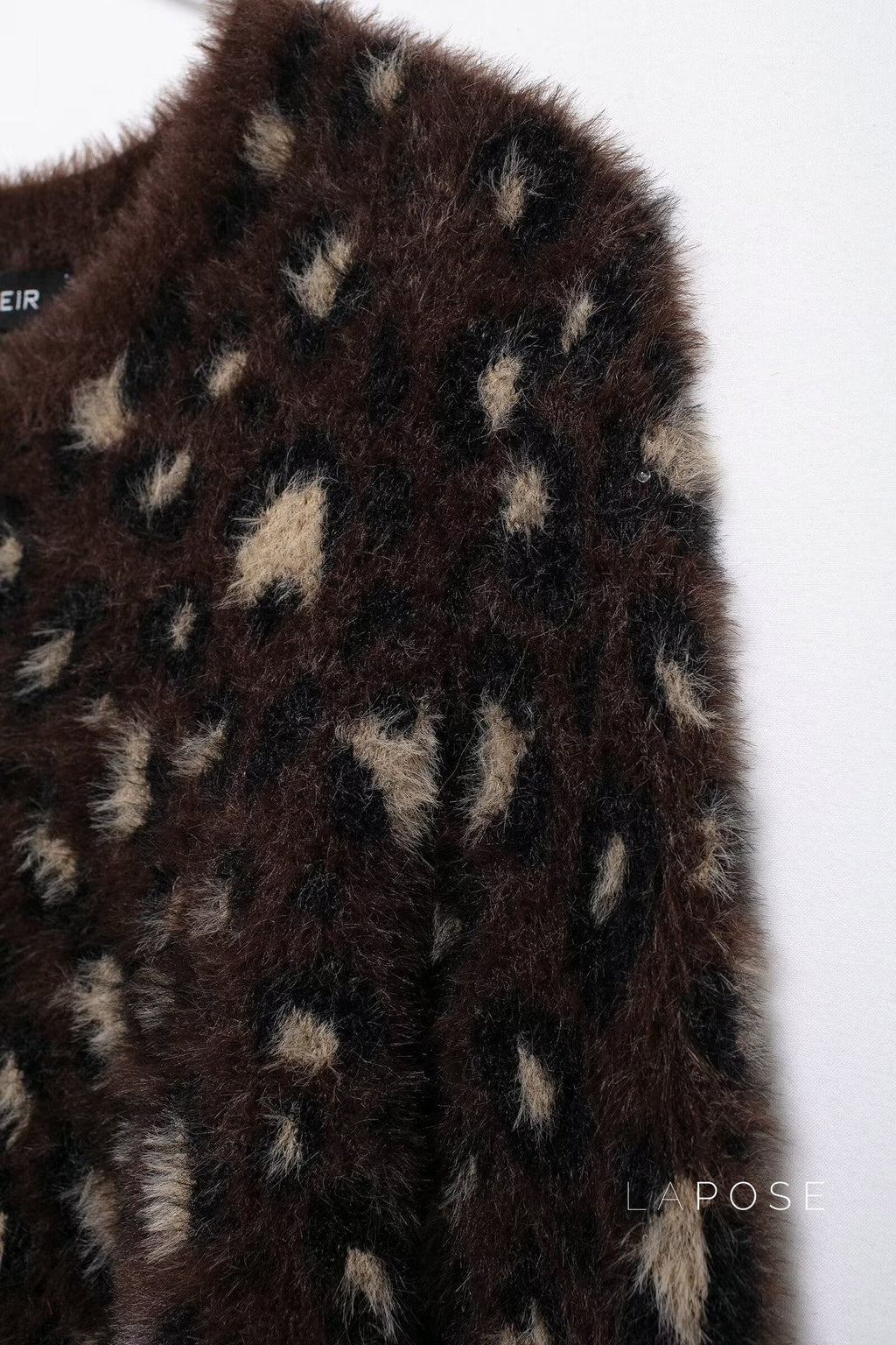 Roisin Leopard Bow Knit Cardigan