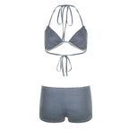 Rosalina Plaid Bikini Set