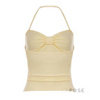 Rozlyn Backless Halter Top