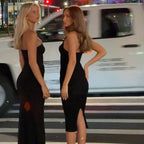 Ruched Mesh Halter Maxi Dress