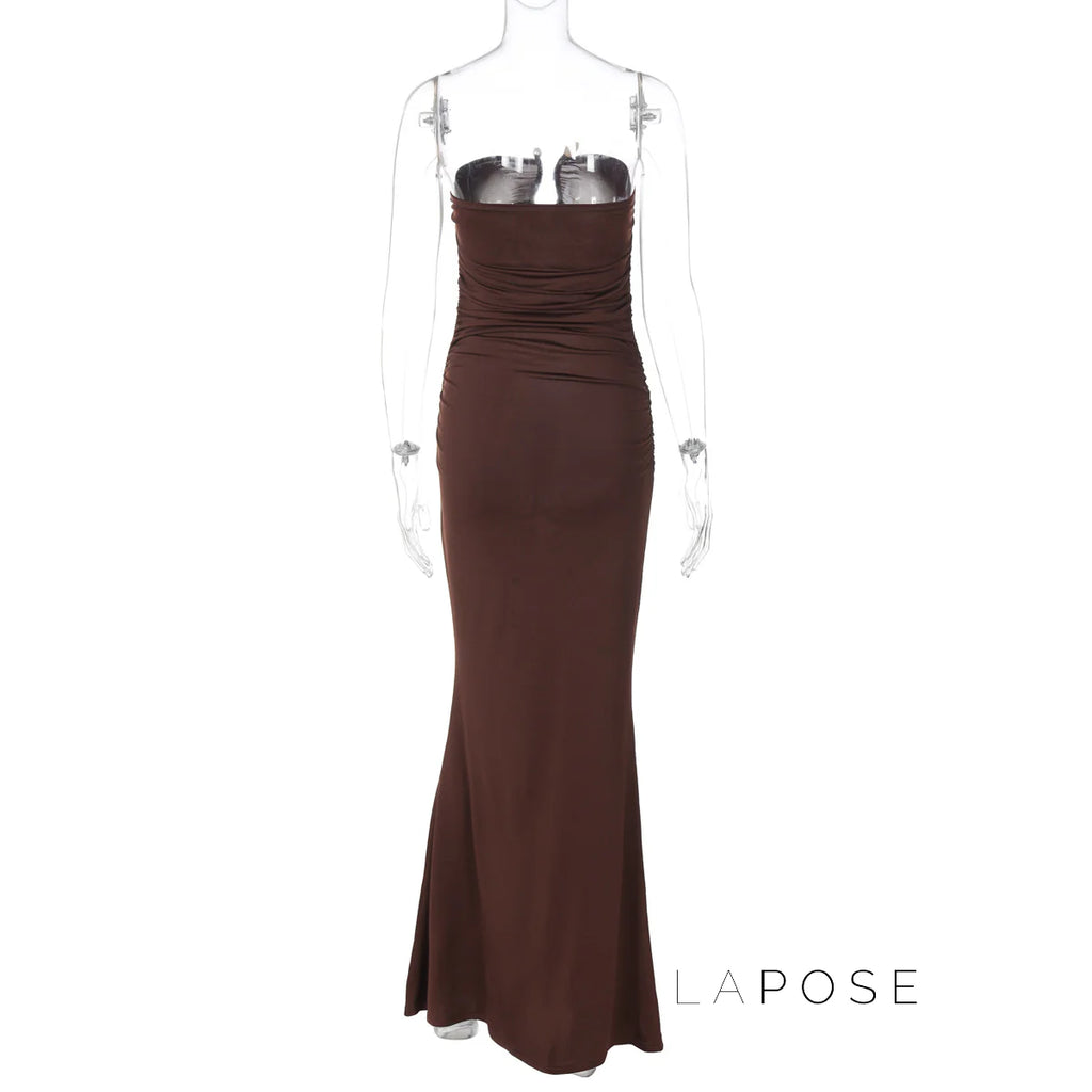 Sadee Strapless Bodycon Maxi Dress