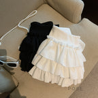 Sania A-Line Tiered Mini Skirt