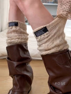 Sanvi Distressed Crew Socks
