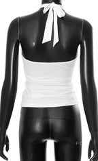 Sanya Metal Ring Halter Top