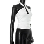 Sanya Metal Ring Halter Top