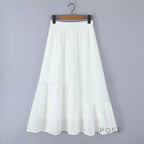 Saray Embroidered Cutout Skirt Set