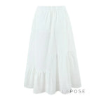 Saray Embroidered Cutout Skirt Set