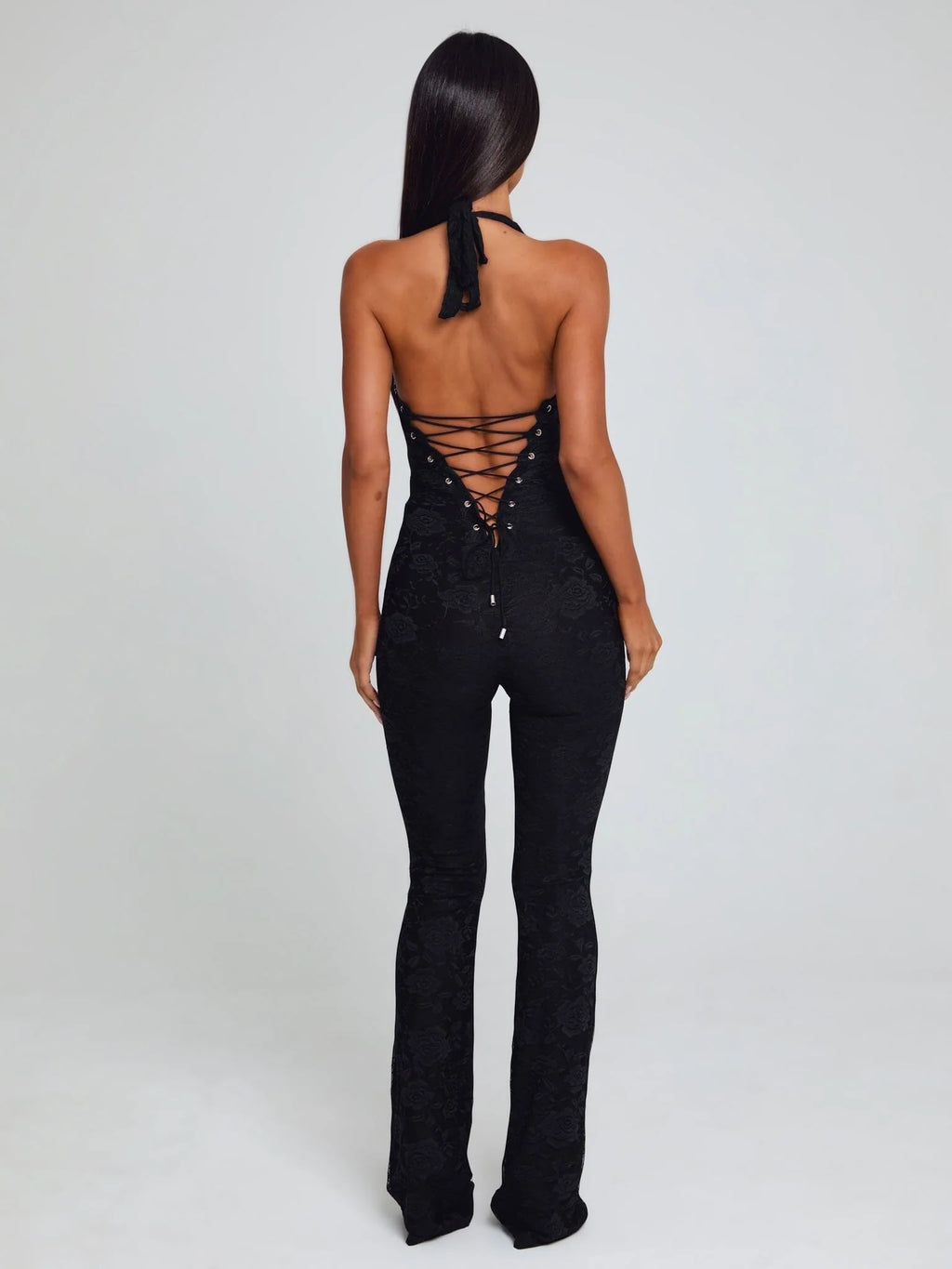 Sawyer Lace Mesh Jumpsuit