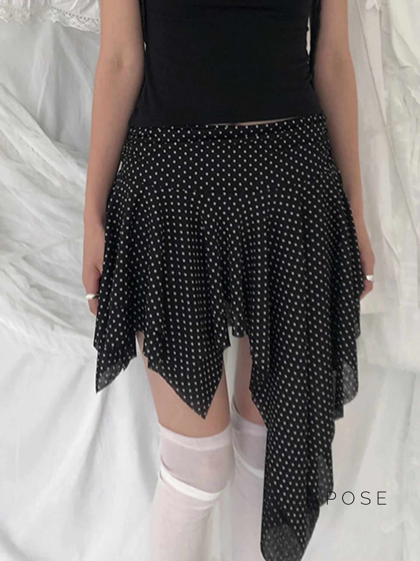 Sephora Asymmetric Polka Skirt