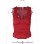 Shaina Ruched Racerback Tank