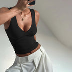 Shaina Ruched Racerback Tank