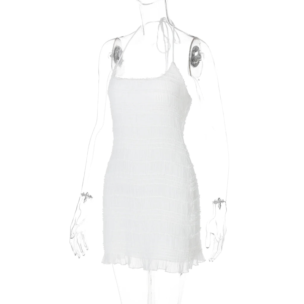 Shalom Halter Mini Dress