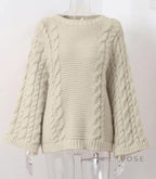 Shrinika Bell Sleeve Knit Sweater
