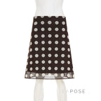 Sia Polka Dot Mesh Skirt