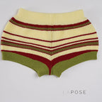Silvia Striped Knit Shorts