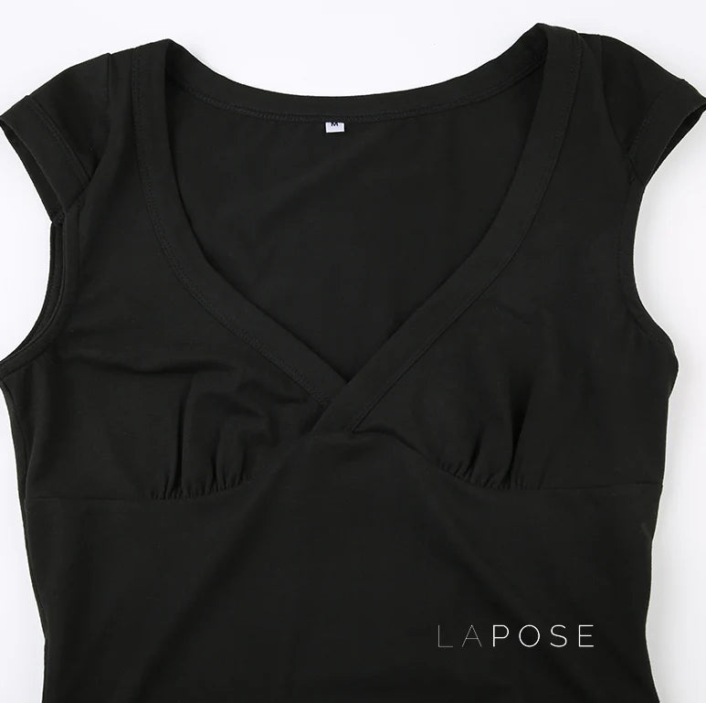 Siobhan V-Neck Crop Top