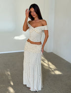 Soleil Polka Dot Ruffle Set