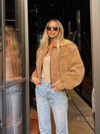 Star Lapel Crop Jacket