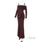 Swara Off-Shoulder Tie Waist Dress