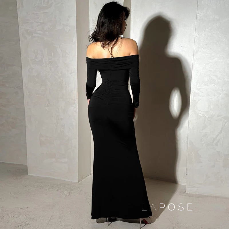 Swara Off-Shoulder Tie Waist Dress