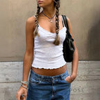 Tailynn Knit V-Neck Crop Top