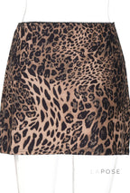 Tallulah Leopard Mini Skirt