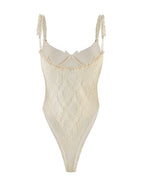Tanner Champagne Lace Bodysuit