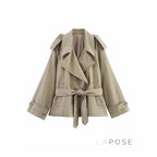 Tommie Cropped Tie-Waist Jacket