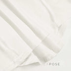 Tristan White Asymmetric Maxi Skirt