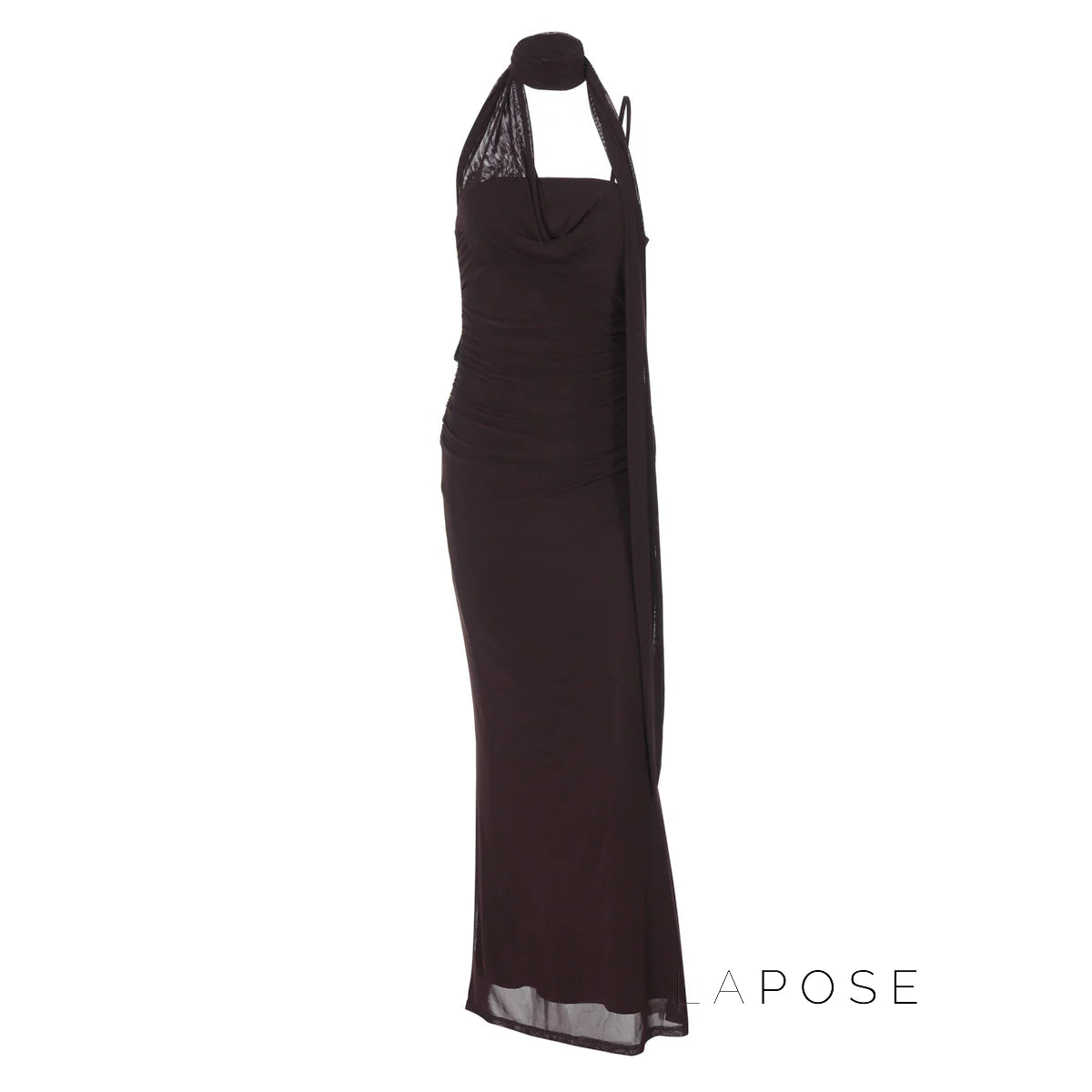 Valentine Strapless Mesh Midi Dress