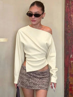 Valkyrie Asymmetric Slit Top