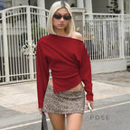 Valkyrie Asymmetric Slit Top